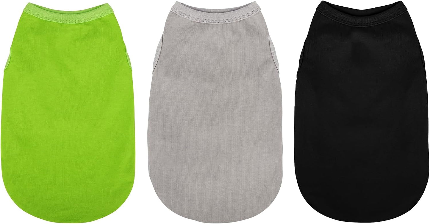 Upgrade Your Pup's Wardrobe: Sleek Solid-Colored Dog Shirt Tank Top, Perfect for Small to Medium Dogs, Offering Simple Style and Comfort Black M - Image 10