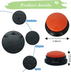 Gelabur sound recordable communication buzzers packaging contents showing the set of two.