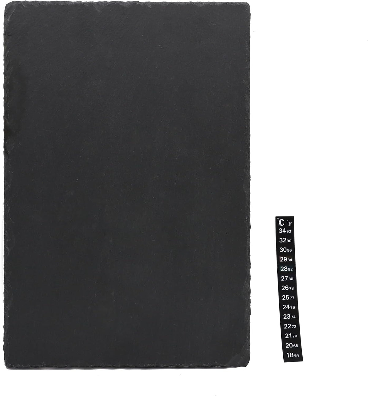 JIHAQUA rectangular slate feeding plate close up