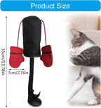 ESTCNK cat boxing gym toy installed on smooth tile floor surface