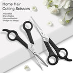 Close up view of the rounded safety tips on the professional pet shears