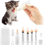 50 milliliter newborn cat feeding bottle with silicone nipples