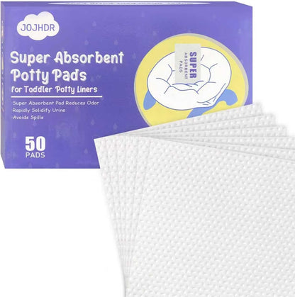 Jojhdr disposable potty absorbent pads pack front view