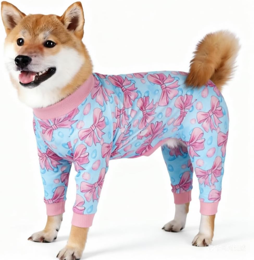 Recovery Suit for Dogs After Surgery Dog Onesie Surgery Recovery Suit for Female Male Dogs Recovery Shirt for Abdominal Wounds or Skin Diseases Bodysuit Dogs Pajamas(Grey,M) - Image 11