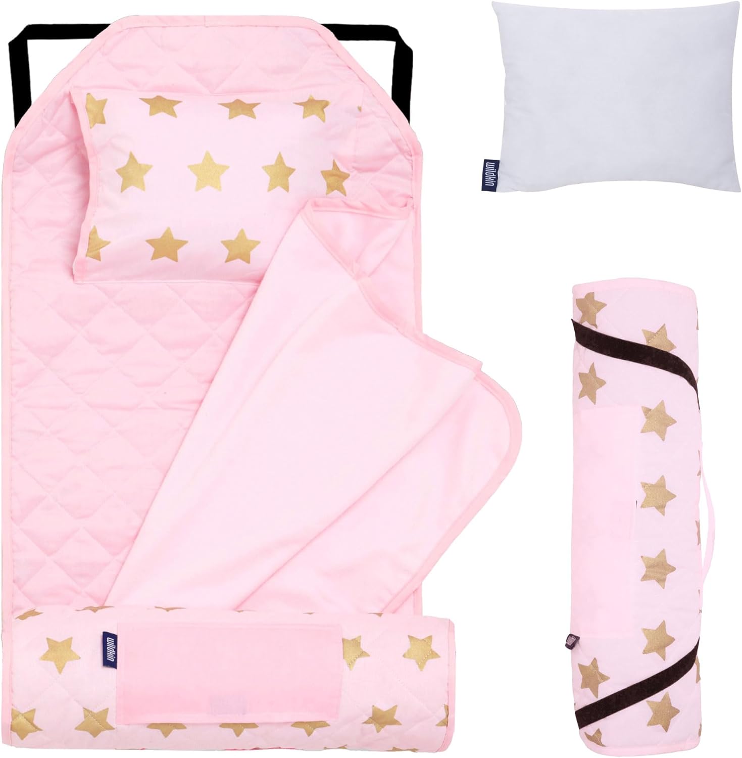 Wildkin Modern Kids Nap Mat Stars print front view