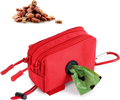 PawistaPal multi pocket dog walking pouch close up on reinforced double stitching