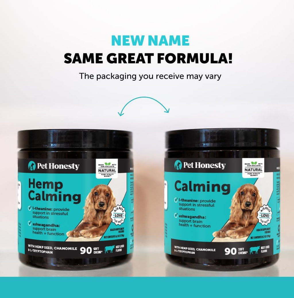 Natural Hemp Dog Calming Chews for Occasional Anxiousness & Stress - Calming Treats for Thunderstorms, Fireworks, Separation & Travel - with Ashwagandha, L-Theanine, Valerian Root (Beef Liver, 90 Ct) - Image 11