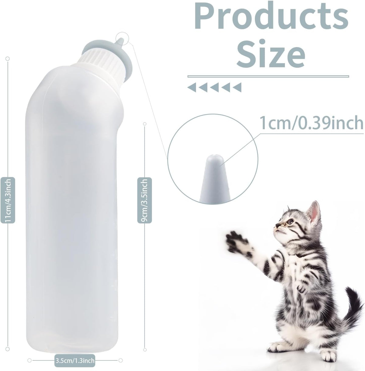 Xuandea newborn puppy milk bottles with soft silicone nipples