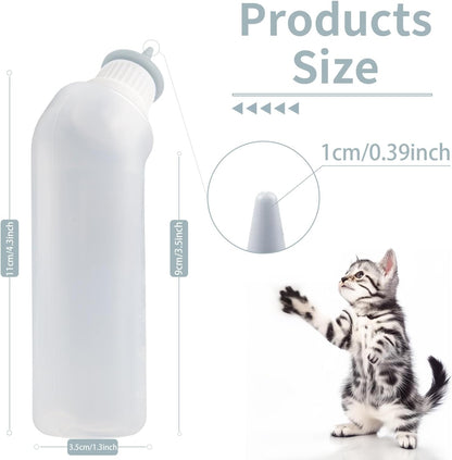 Xuandea newborn puppy milk bottles with soft silicone nipples