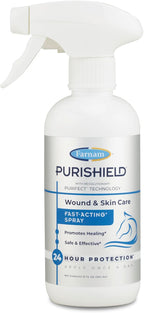 Farnam Purishield Wound and Skin Care Fast Acting Spray bottle front view