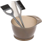 PRAV plastic hair dye kit front view showcasing mixing bowl brush and comb