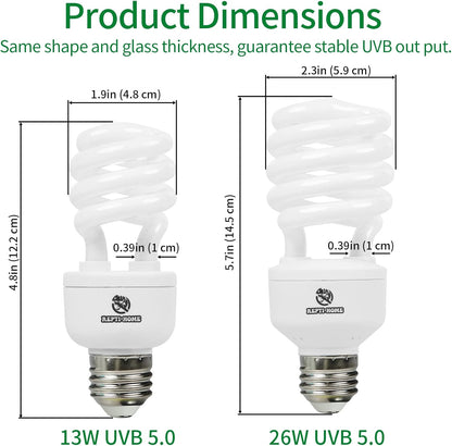 REPTI HOME tropical terrarium lamp showing standard threaded screw base