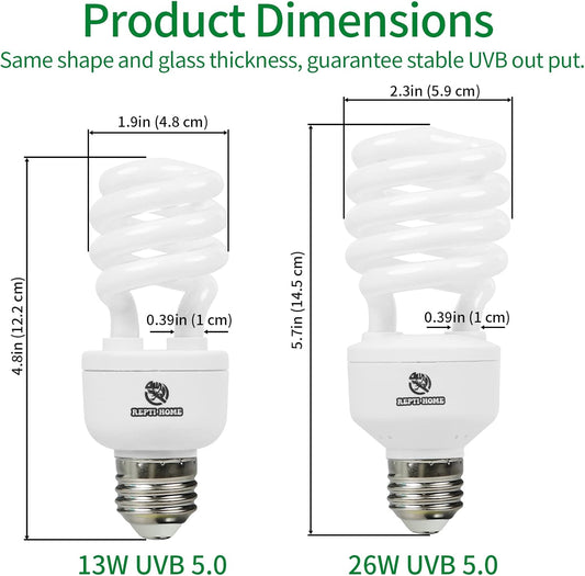 REPTI HOME tropical terrarium lamp showing standard threaded screw base