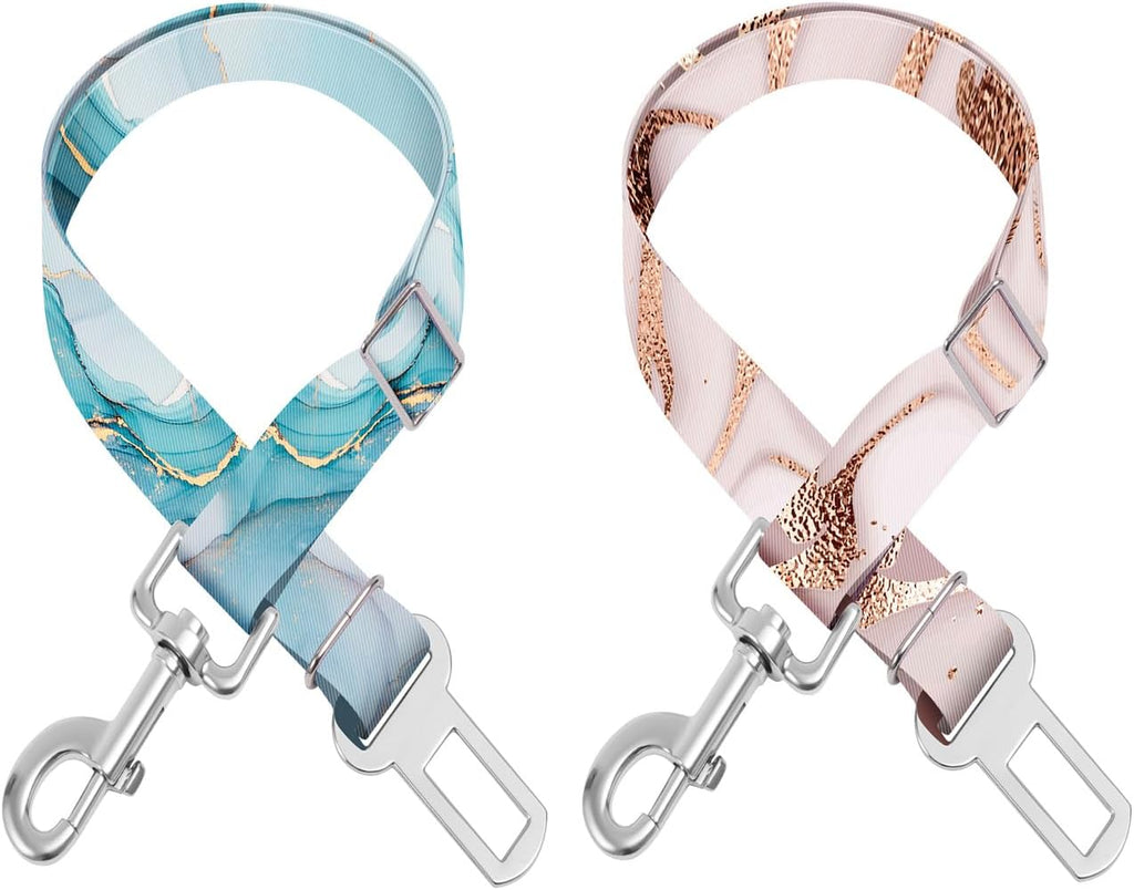 Adjustable pet cat and Dog car seat BeltThe Lanyard is Flexible and Adjustable from 20 to 33 inches (Floral) - Image 9