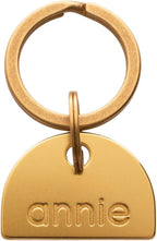 Solid Brass PET TAG - Modern, Minimal Pet IDs. Durable, Lifetime Tags with deep Cut Text. Includes Space for Two Phone Numbers. (Circle) - Image 10