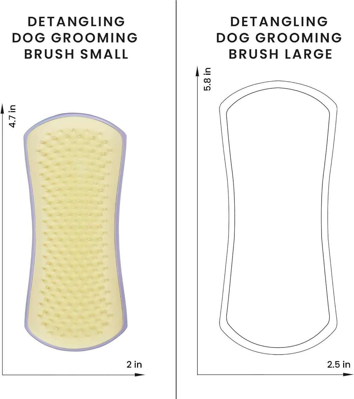 Grooming a small dog using the authentic Pet Teezer brush