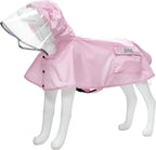 Waterproof Dog Raincoat, Adjustable Reflective Lightweight Pet Rain Clothes with Poncho Hood (Large, Yellow) - Image 13