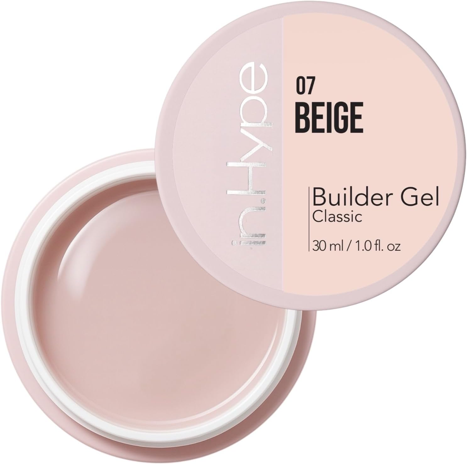 In.Hype UV/LED Hard Builder Gel Beige Number 7 front view
