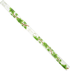 Hall Crystal Flute 11704 Green Ivy front view showcasing premium handcrafted glass body