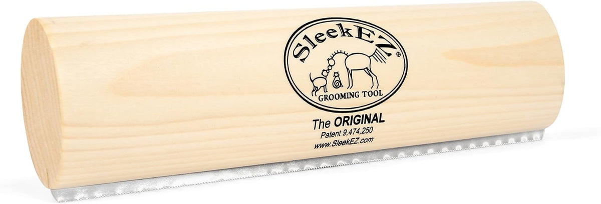 SleekEZ Dog Brush for Shedding | Patented Deshedding Dog Brush | Pet Hair Remover for Short, Medium & Long Coats | Made in USA | 5 Inch - Image 12
