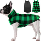 ASENKU Dog Winter Jacket Plaid Reversible Vest, Waterproof Dog Coat for Cold Weather, Perfect for Small to Large Dogs (Coffee, 3XL) - Image 12