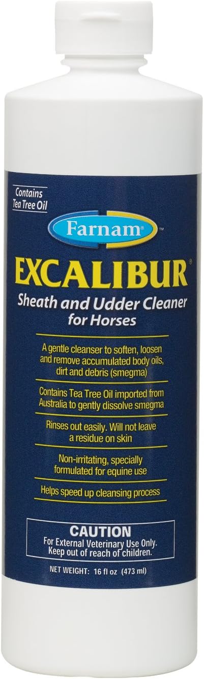 Farnam Excalibur Horse Sheath And Udder Cleaner front view bottle