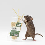 Close up of natural real fish snack strips for small pets