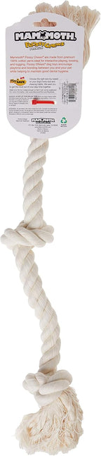 Close-up of natural cotton fibers on Mammoth tug toy