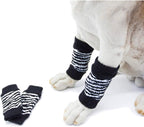 ROZKITCH 4PCS Dog Sleeves for Legs to Prevent Licking, Knitted Solid Pattern Elbow Joint Protectors for Small Dogs Chihuahua, Yorkshire Terrier, Toy Poodle, Pomeranian, Papillon Grey M - Image 11