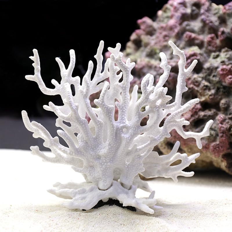 WEKVLPTH non toxic artificial stony coral aquarium landscape ornament back view