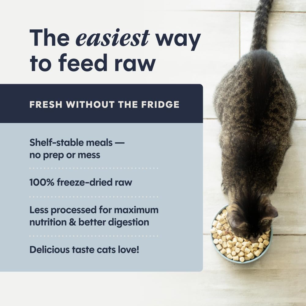 Premium natural cat food by Instinct featuring wild caught fish and nutrient rich organs