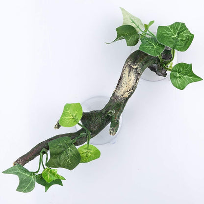 Aqua KT reptile corner branch terrarium climbing decoration front view