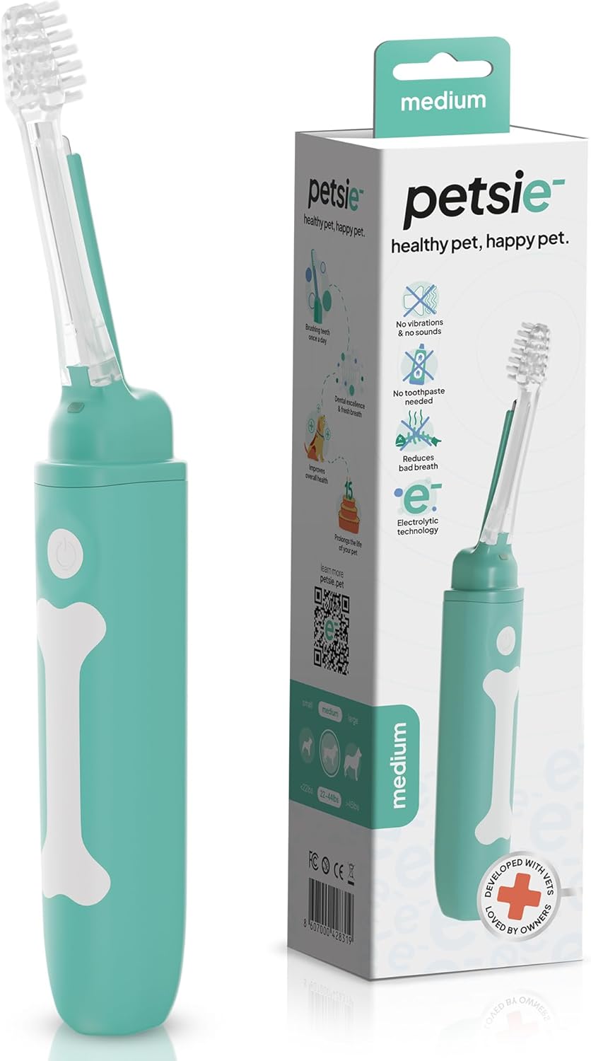 Electric Dog Toothbrush Small | Silent and Vibration-Free | Vet-Developed Electrolytic Technology | No Toothpaste Needed | Built-in Timer and App | Small Brush Head for Dogs Under 22 lbs - Image 10