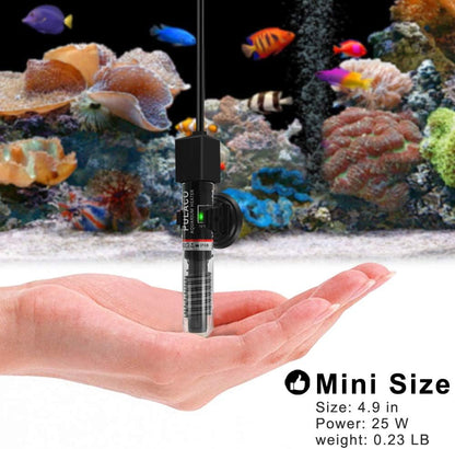 Pulaco aquarium heater vertical installation example