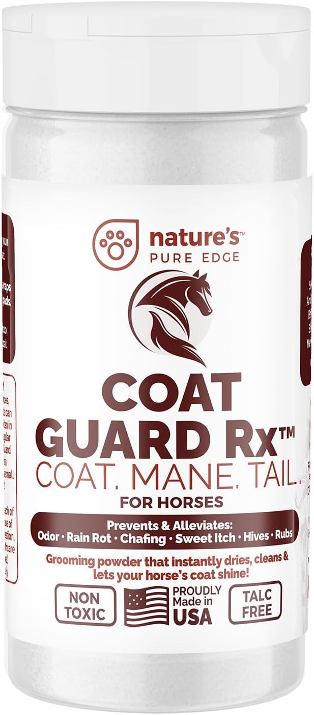 Extra Large. 2 Lbs. Coat Guard Rx(TM) Coat, Tail, Mane Powder for Horses - Rain Rot, Sweet Itch, Treatment & Dry Shampoo for Horses. - Image 10