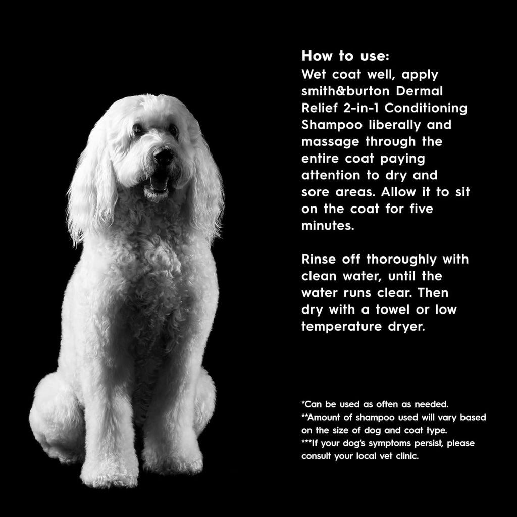 Smith&Burton Topical Spray application bottle for soothing dry and itchy pet skin allergies.
