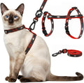 Mihachi cat harness and leash set front view