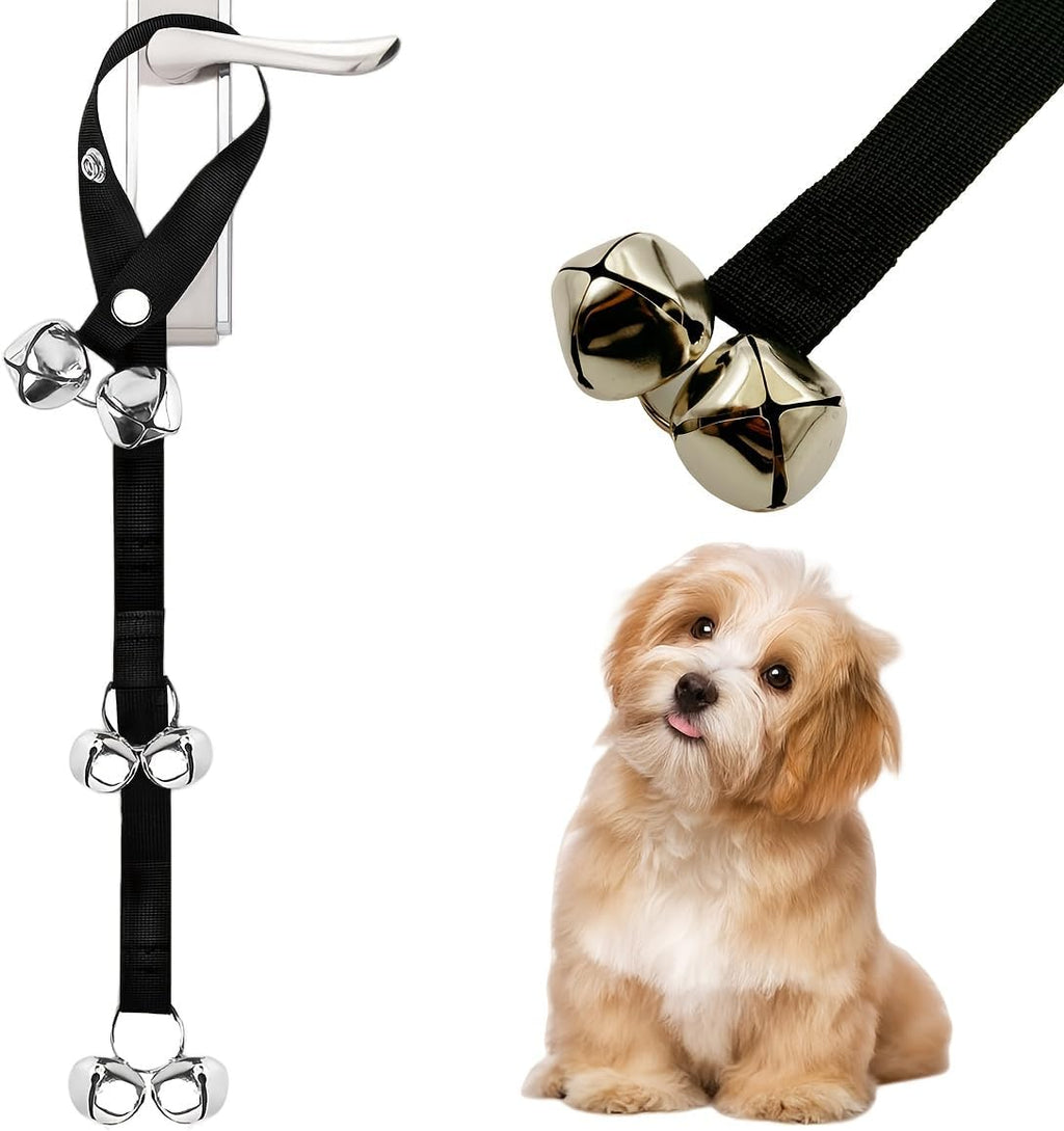 Durable metal bells for large dog potty training