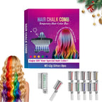 Sai Beauty Zone Festive Fun Hair Chalk Combs set front view