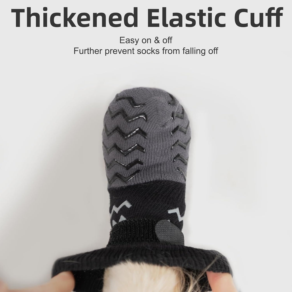 Set of four Nesayver anti slip socks for small medium large dogs