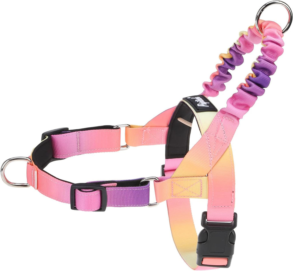 PUPTECK No Pull Dog Harness for Large Dogs, Adjustable Reflective Pet Vest Harness with Bungee Handle, Escape Proof No Choke Harness for Large Dogs Walking Training, Black L - Image 11