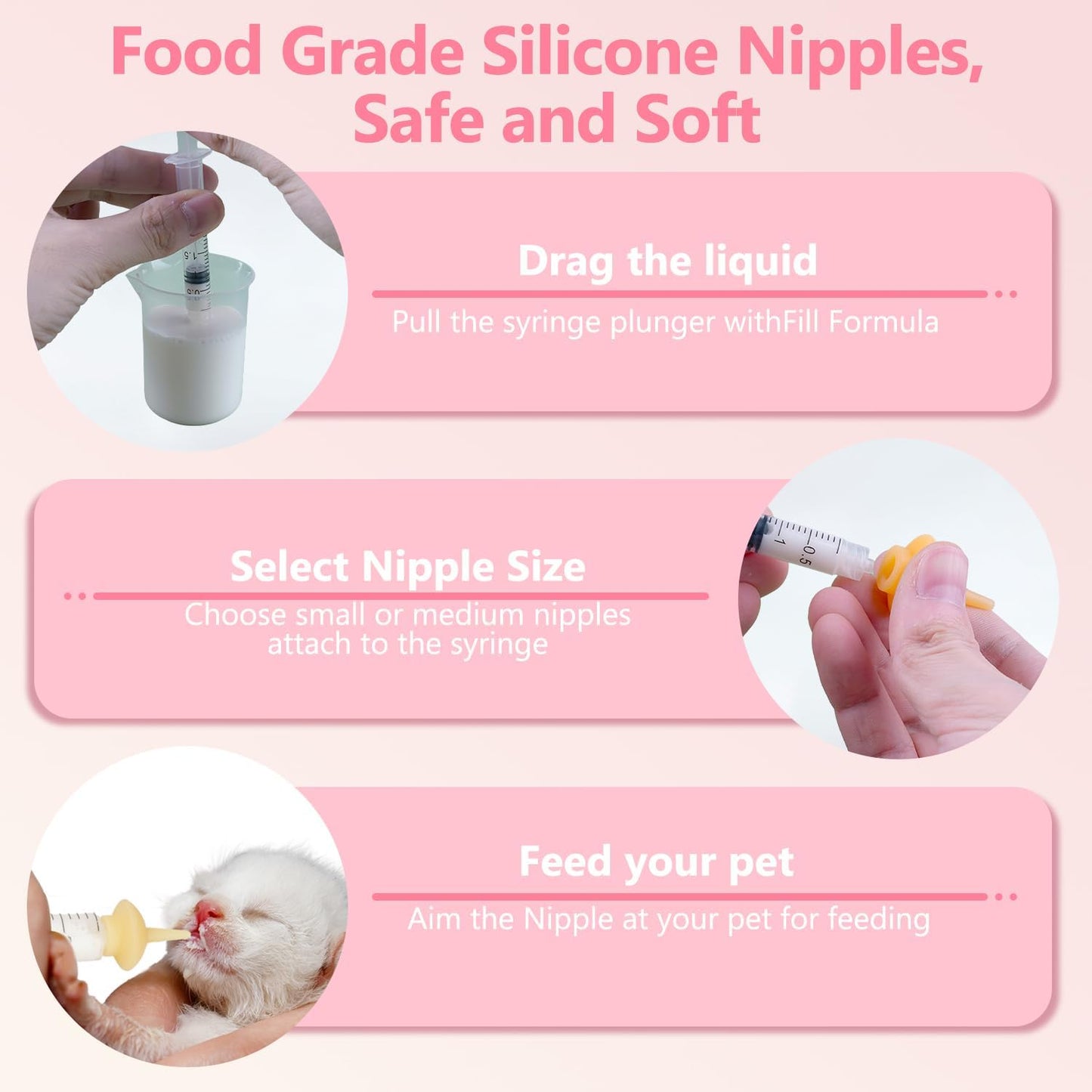 Xuanda kitten bottle feeding kit packaging components for puppies rabbits and small animals