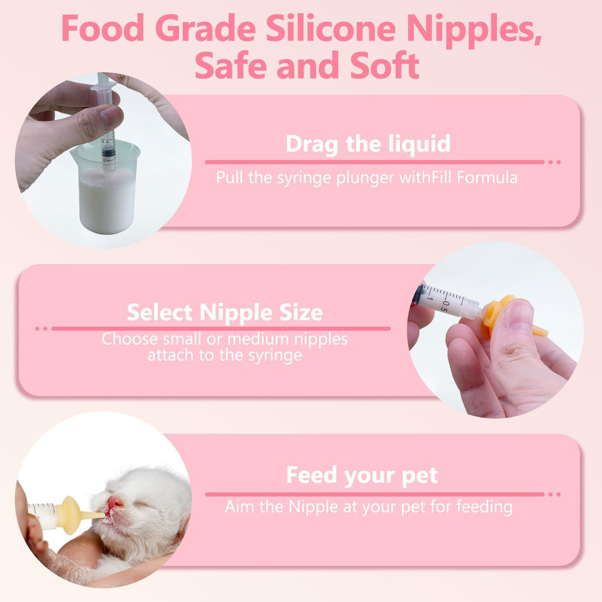Xuanda kitten bottle feeding kit packaging components for puppies rabbits and small animals