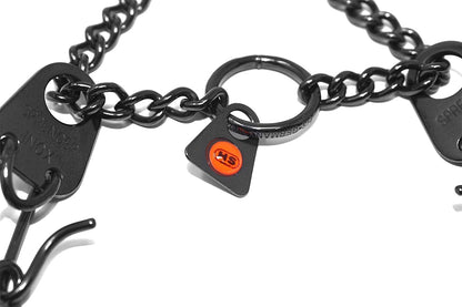 Herm Sprenger professional no pull dog collar back view secure dual ring closure