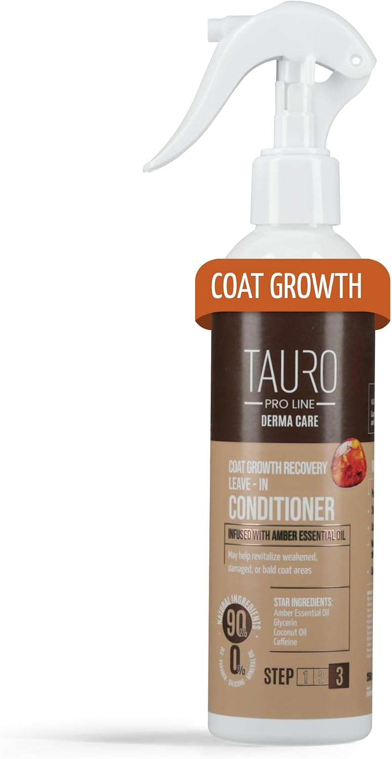 Tauro Pro Line Coat Growth Recovery Cream for Dogs & Cats - Strengthens Hair Roots & Boosts Regrowth - Dog & Cat Moisturizer for Thinning Fur, Shedding & Post-Surgery Care (Derma Care 2.5 Fl Oz) - Image 10
