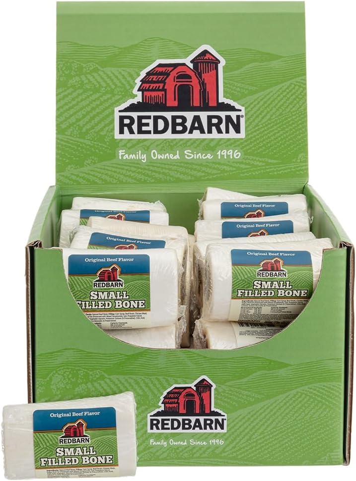 Redbarn Pet Products Small Filled Dog Bones, Peanut Butter Flavor - Long Lasting Stuffed Femur Chew Treat Made in USA - 4 Count - Packaging May Vary - Image 10
