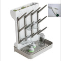 Tecdigbo baby bottle drying rack front view on kitchen counter