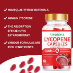 Upondata Lycopene Capsules supplement facts nutrition label