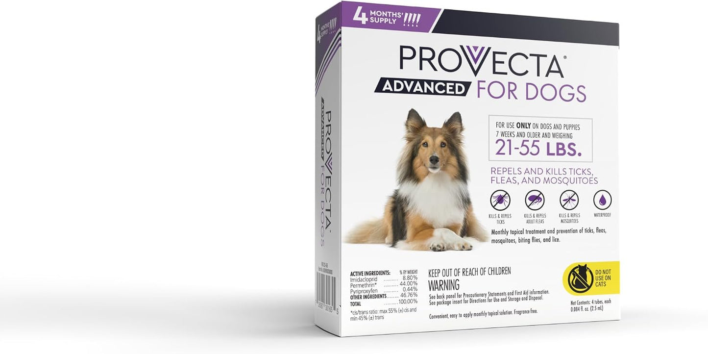 USA imported flea and tick prevention medication for large dogs box details