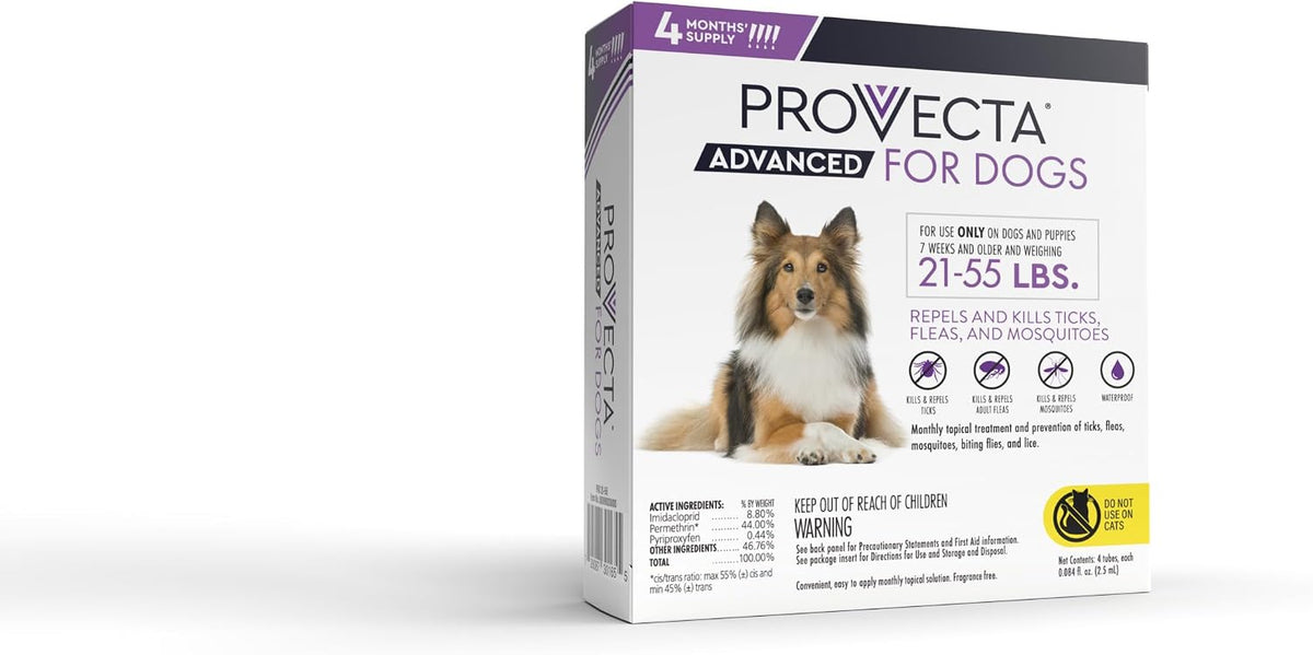 USA imported flea and tick prevention medication for large dogs box details
